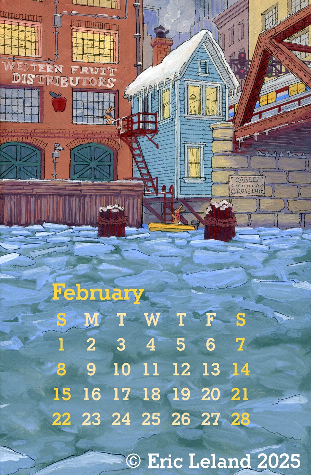 The Produce Is Not Safe: A 2026 Calendar | Eric Leland's Manufactory